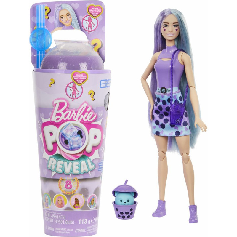 Mattel Barbie: Pop Reveal - Bubble Tea Series Taro Milk Doll (HTJ19)