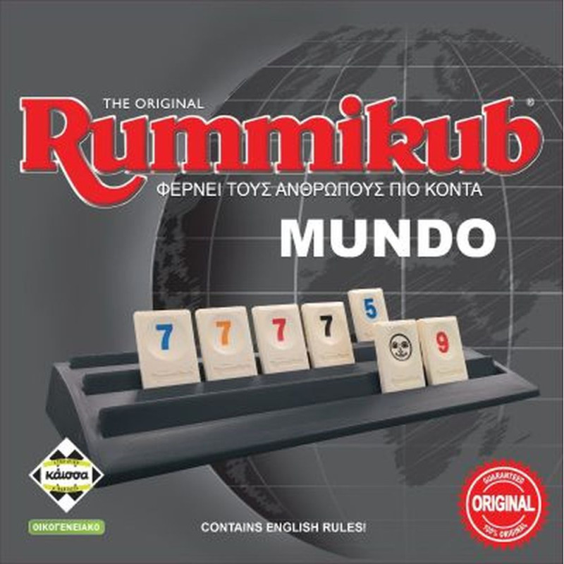 Rummikub Κάισσα Rummikub - Επιτραπέζιο (Ελληνική  Αγγλική Γλώσσα) (KA113896)