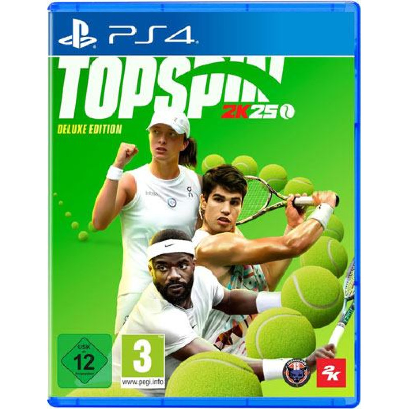 2K PS4 TopSpin 2K25 (Top Spin) Deluxe Edition Playstation 4 (PS4) video spēle