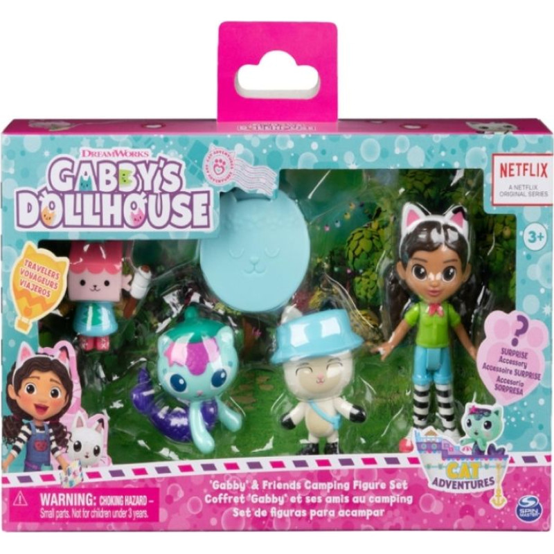 Spin Master Gabbys Dollhouse: Cat Adventures - Gabby  Friends Camping Figure Set (6067225)*