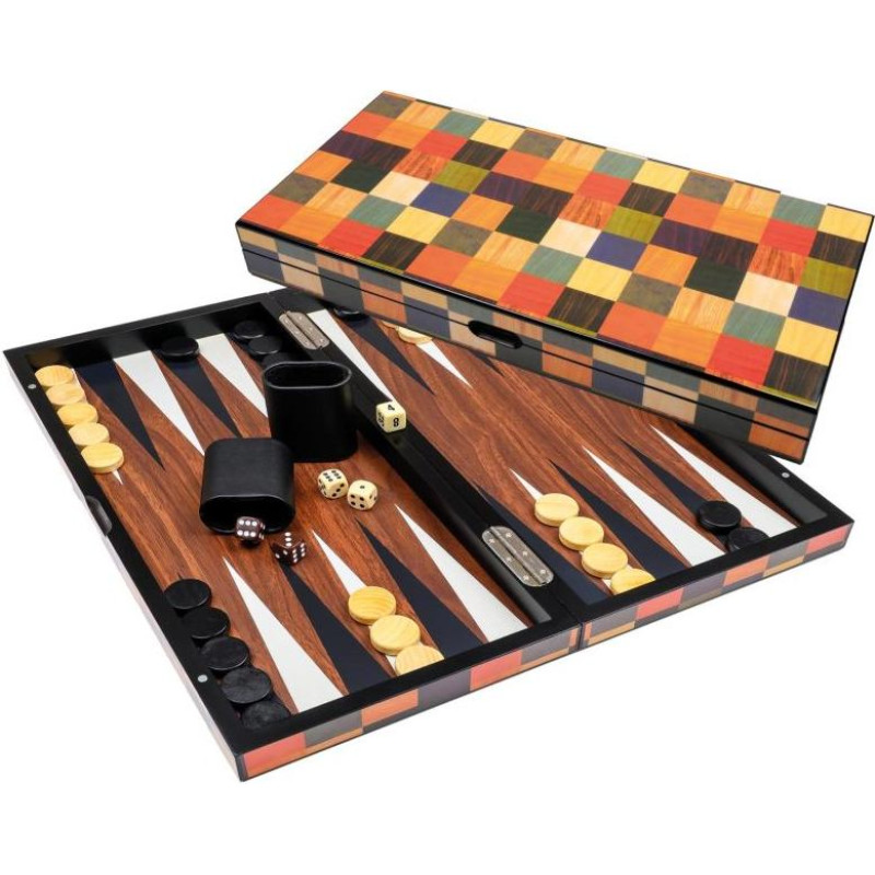 Philos Backgammon Fourni, large, magnetic lock nardi