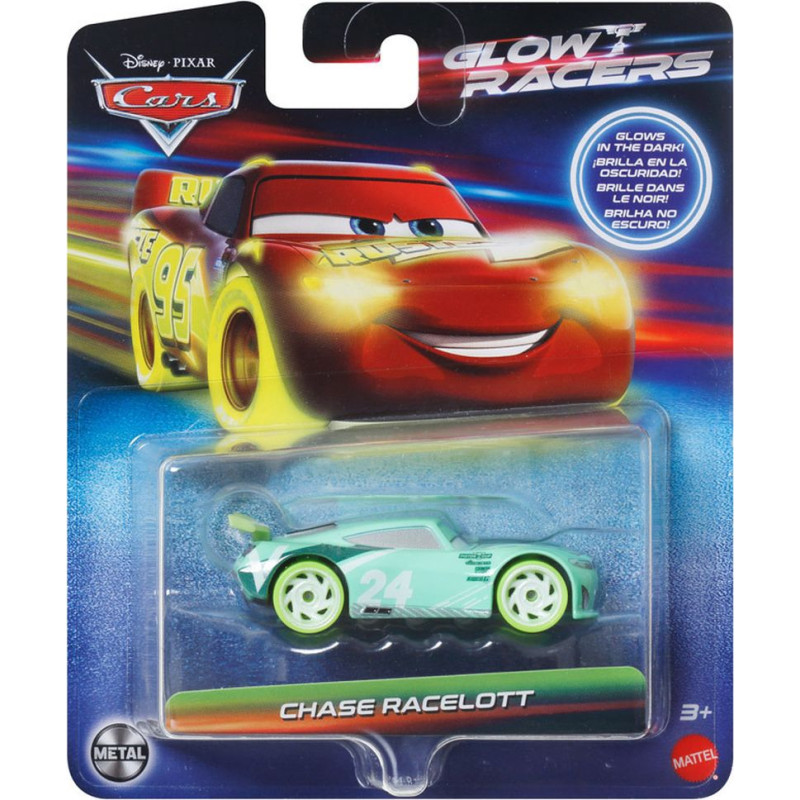 Mattel Disney Cars: Glow Racers - Chase Racelott Vehicle (HYM84)