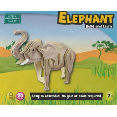 Wooden Puzzle - Elephant by The Green Board Game Company - Toy - rotaļlieta