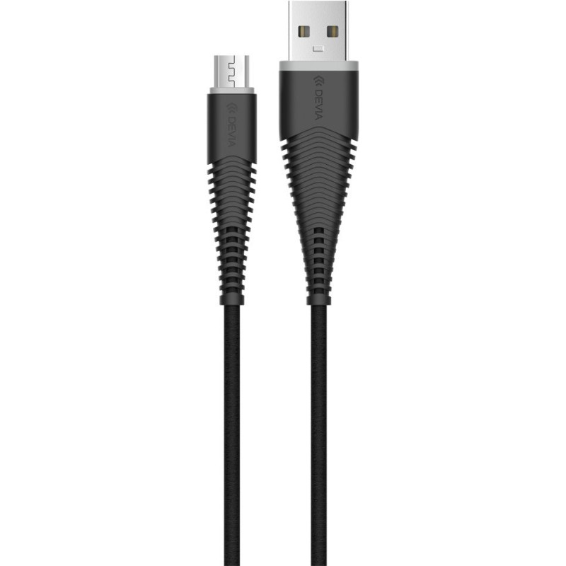 Devia Fish 1 Series Cable for Micro USB (5V 2.4A,1.5M) Black