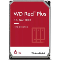 Western Digital Dysk 3,5 cala wd red plus 6tb cmr 256mb/5400rpm