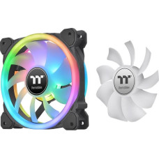 Thermaltake Wentylator swafan 12 rgb + kontroler + zamienne łopatki (reverse), czarny