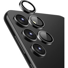 Crong Szkło hartowane na obiektyw aparatu samsung galaxy s24+ czarne