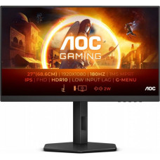 AOC Monitor 27g4x 27 cali ips 180hz hdmix2 dp pivot głośniki