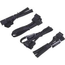 Noctua Kabel przedłużający do wentylatora noctua na-sec1.black 4-pin pwm 30cm 4 szt.