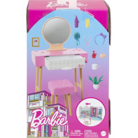 Mattel Barbie: Furniture and Accessory Pack - Vanity Theme (HJV35)