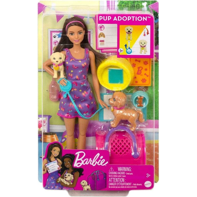 Mattel Barbie: Pup Adoption Playset (HKD86)