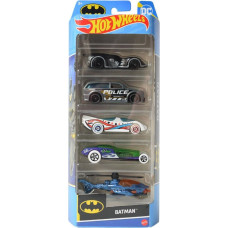 Mattel Hot Wheels - DC Batman (Set Of 5) (HTV44)