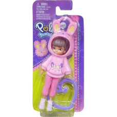 Mattel Polly Pocket: Friend Clips Doll with Hoodie Bunny (HRD63)