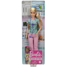 Mattel Barbie: You Can Be Anything - Blonde Nurse Doll (GTW39)