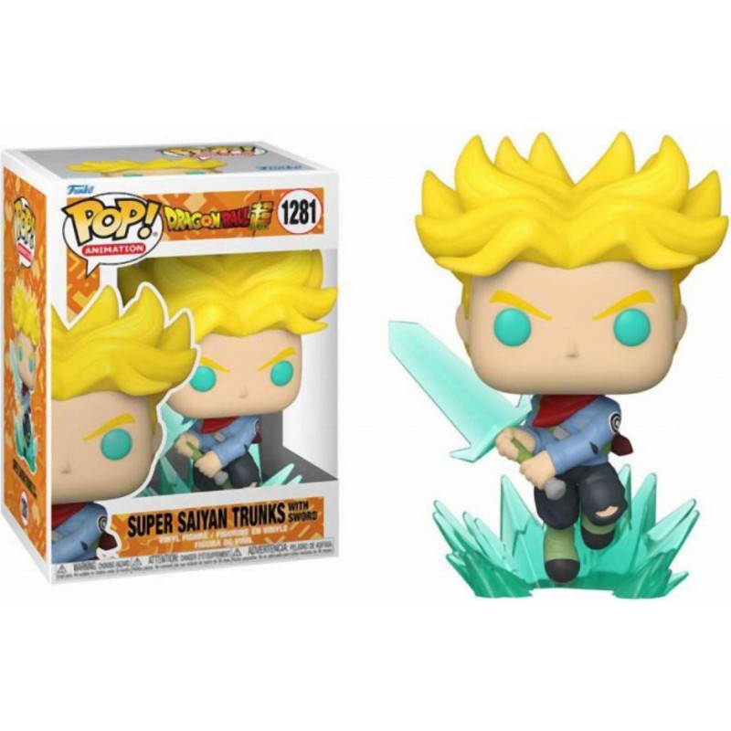 Funko Pop! Animation: Dragon Ball Super - Super Saiyan Trunks with Sword #1281 Vinyl Figure