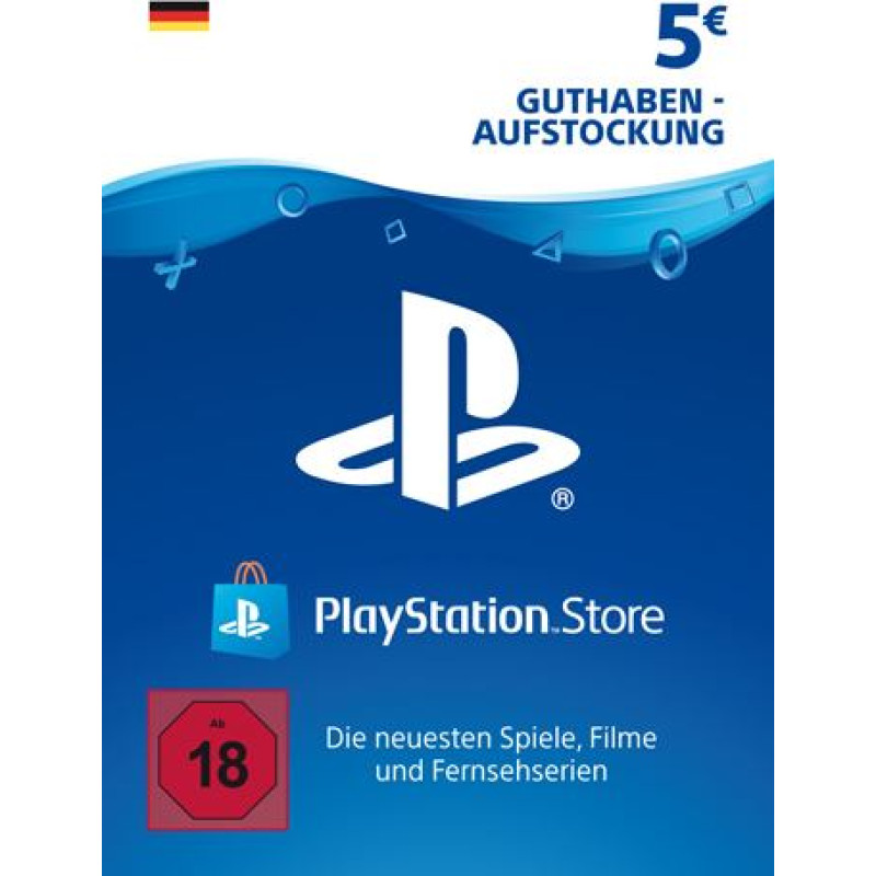 Sony PlayStation Network Card PSN PlayStation Store Germany 5 EUR