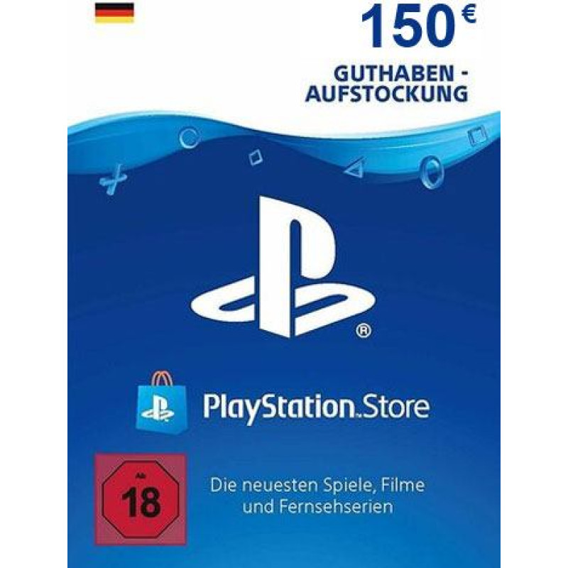 Sony PlayStation Network Card PSN PlayStation Store Germany 150 EUR