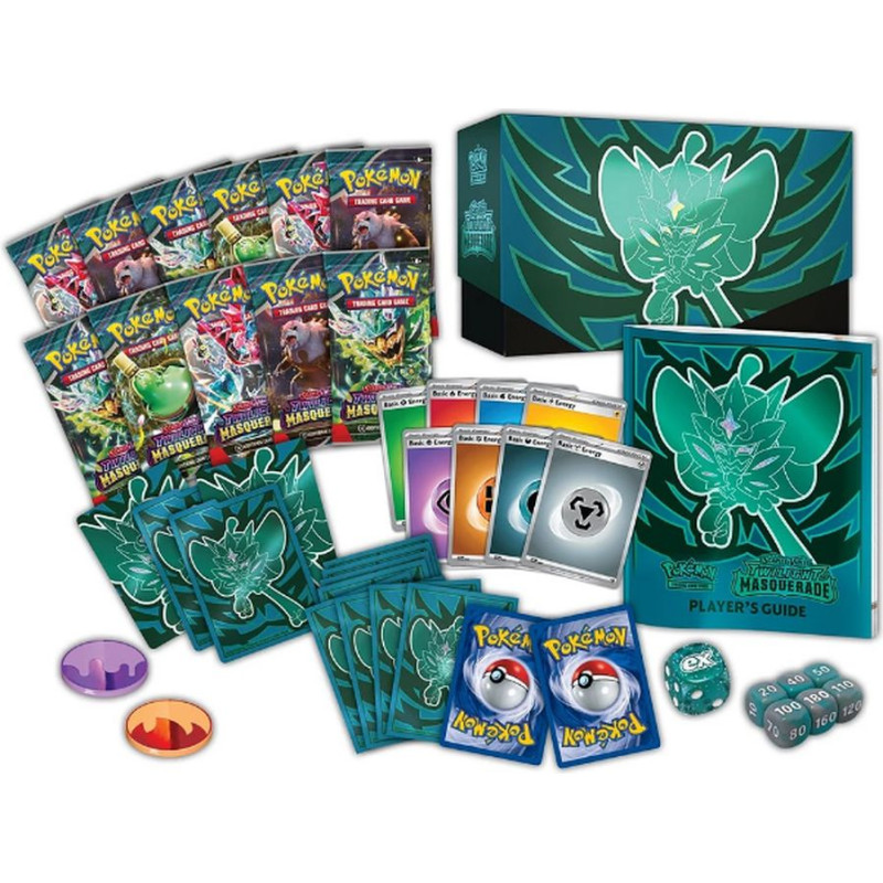 The Pokémon Company International Pokemon TCG: Scarlet  Violet Twilight Masquerade Elite Trainer Box (POK857980)