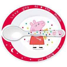 Stor : Peppa Pig Little One - Toddler 2 Pcs Micro Set  (13478)