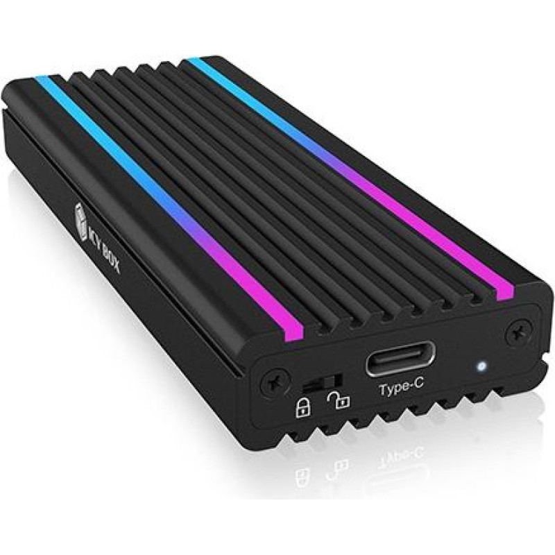 Icybox Ib-1824ml-c31 obudowa m.2 nvme z oświetleniem rgb