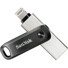 Sandisk Pendrive sandisk ixpand go sdix60n-256g-gn6ne (256gb; lightning, usb 3.0; kolor srebrny)