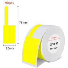 Niimbot Etykiety termiczne niimbot r25*78-90 Żółte