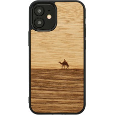 Man&Wood case for iPhone 12 mini terra black