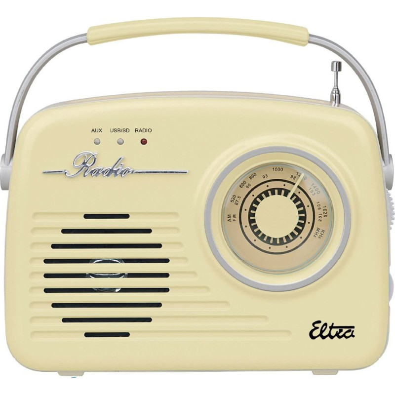 Eltra Radio luiza retro sp-11 mp3 usb sd waniliowe