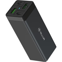 Tellur AC Charger PDHC2 65W (2xPD2xQC3.0) EU UK US Black