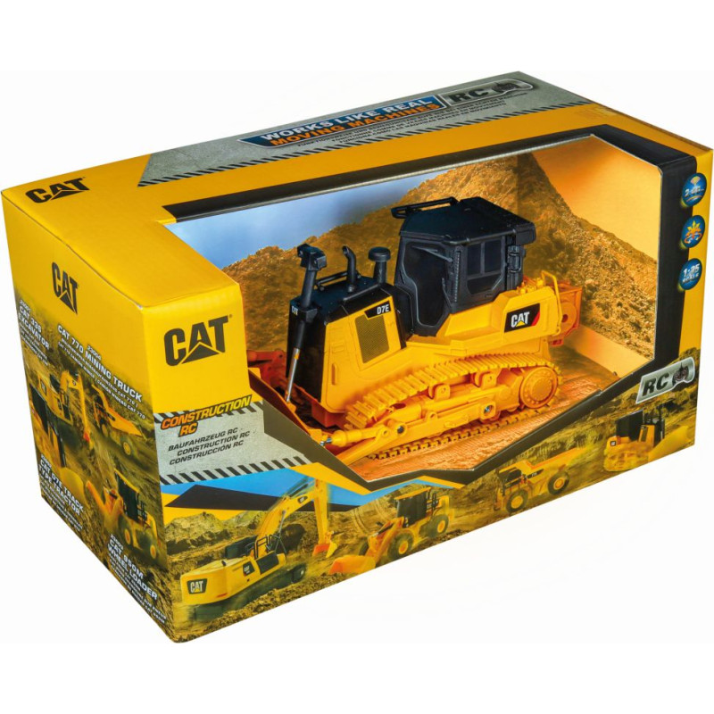 Carrera Toys Carrera CAT R/C Car: Track Type Tractor  (B/O) - 1:35 (37023002)