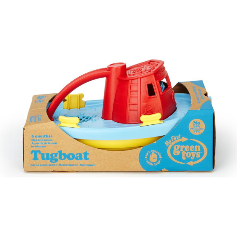 Green Toys : Tug Boat Red (TUG01R-R)