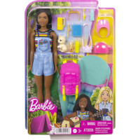 Mattel Barbie It Takes Two - Brooklyn Camping Dark Skin Doll (HDF74)