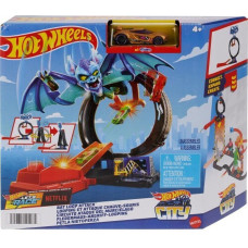 Mattel Hot Wheels City - Bat Loop Attack Playset (HTN78)