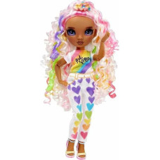 MGA Rainbow High: Color  Create DIY Fashion Doll - Purple Eyes/Curly Hair (594147EUC)