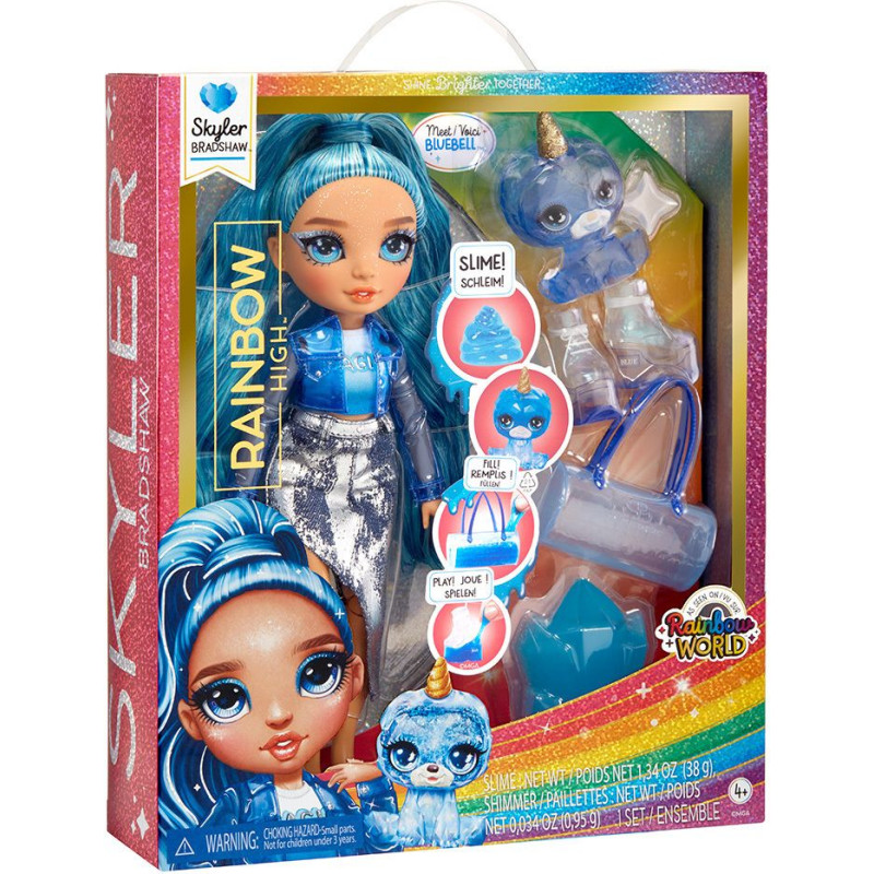 MGA Rainbow High: Skyler Bradshaw - (Blue) Doll  Slime (120216-EU)