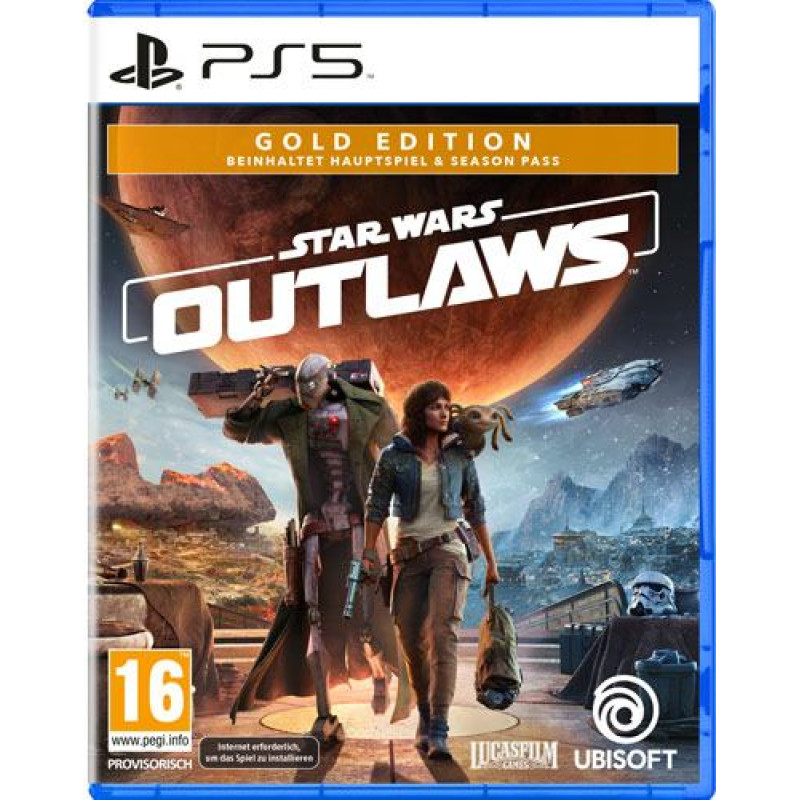 Ubisoft PS5 Star Wars Outlaws Gold Edition Playstation 5 (PS5) video spēle