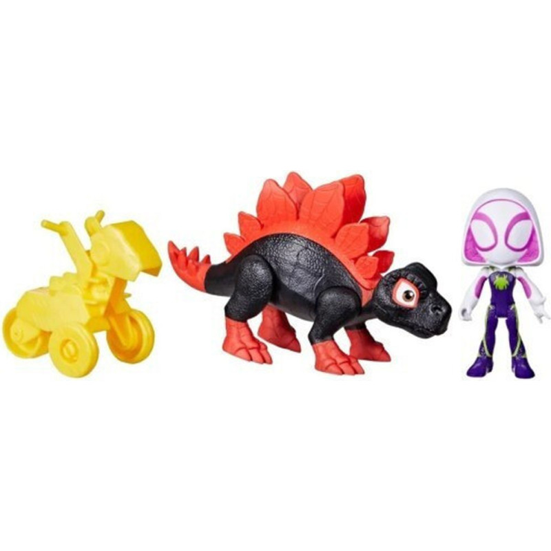 Hasbro Disney Marvel: Spidey And His Amazing Friends Dino-Webs - Dino Spin  Ghost-Spider (G0125)