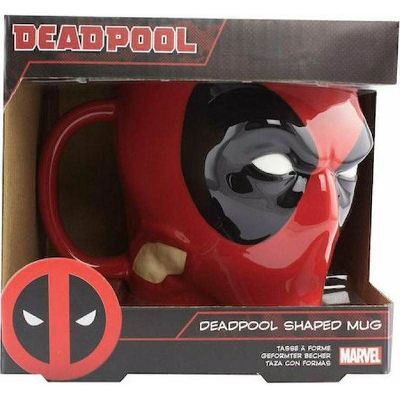 Paladone Products Paladone: Marvel Deadpool - Shaped Mug (550ml) (PP6485DPL)