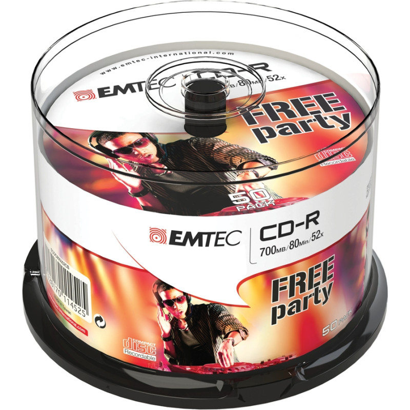 Emtec CD-R 700MB/80MIN 52x Cake Box 50 pcs