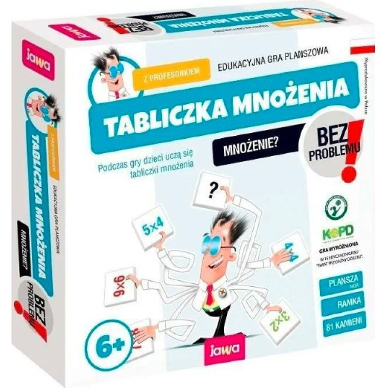 Jawa Gra tabliczka mnożenia z profesorkiem