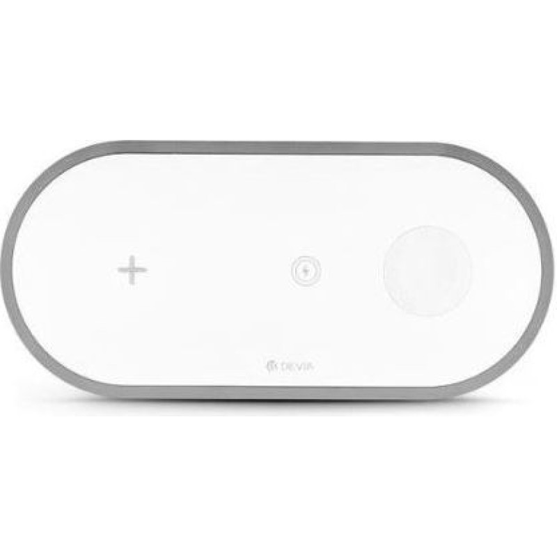 Devia 3In1 Charger for smart phone & Applewatch & Earphone V4 (10W) white