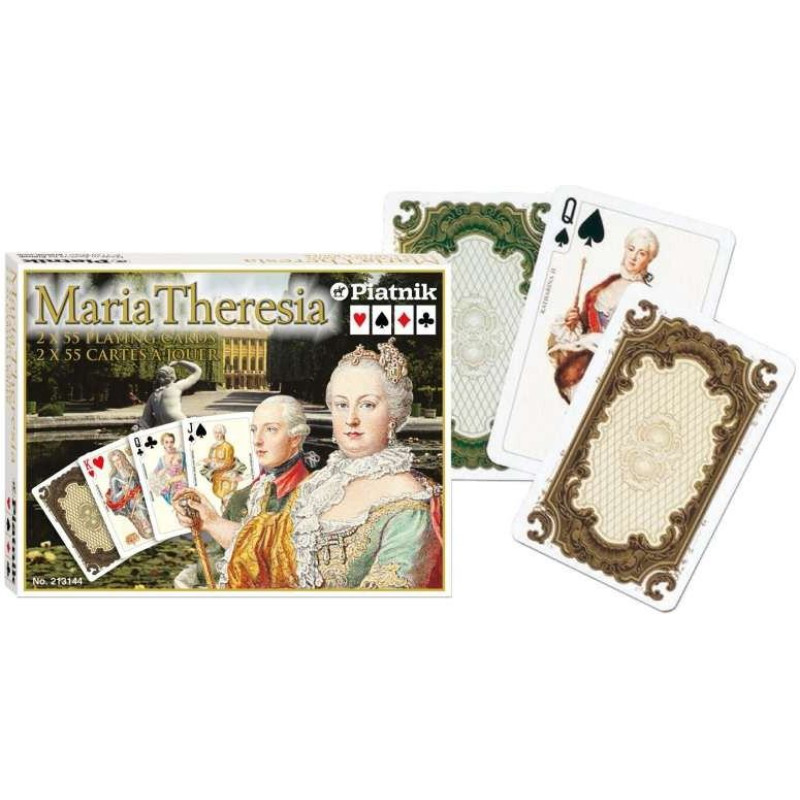 Piatnik Karty maria teresa 2 talie