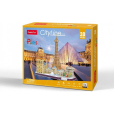 Cubic Fun Puzzle 3d city line paris