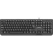 Natec Klawiatura trout slim usb cz/sk 1.8m czarna