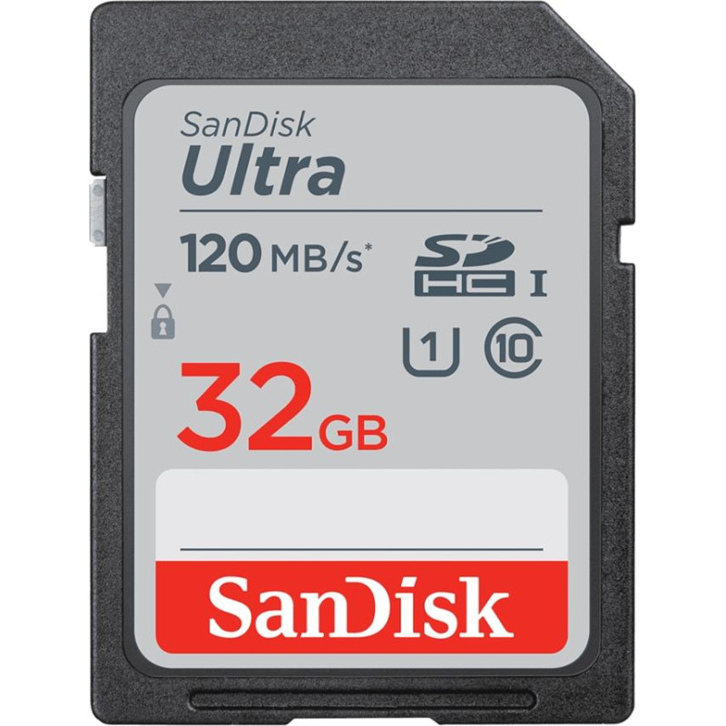 Sandisk ultra sdhc 32gb 120mb/s class 10 uhs-i