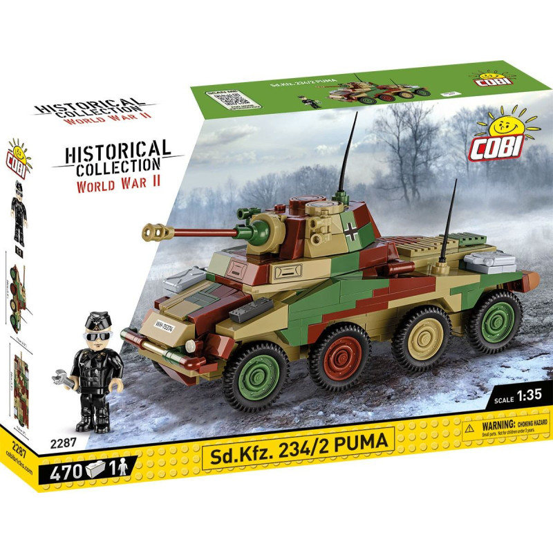 Cobi Klocki Klocki sd.kfz. 234/2 puma