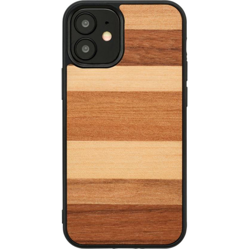 Man&Wood case for iPhone 12 mini sabbia black