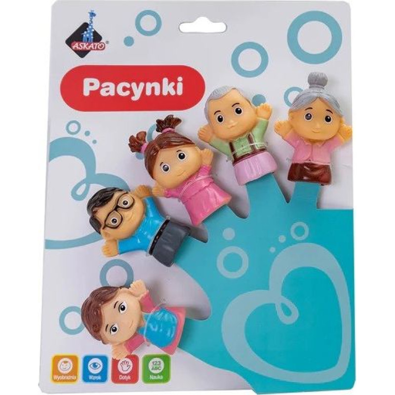 Askato Pacynki na palce - rodzinka