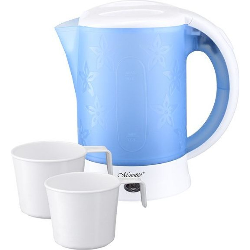 Feel-Maestro Czajnik turystyczny + 2 kubki 0,6l  600w mr-010