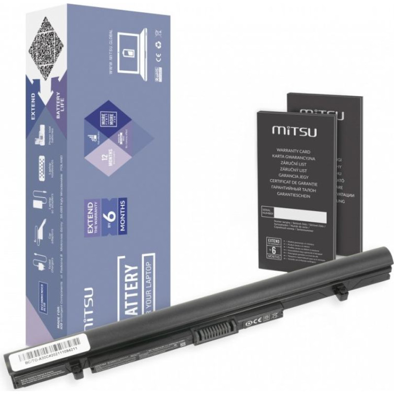 Mitsu Bateria do toshiba a30-c, a40-c 2200 mah (33 wh) 14.8 - 14.4 volt